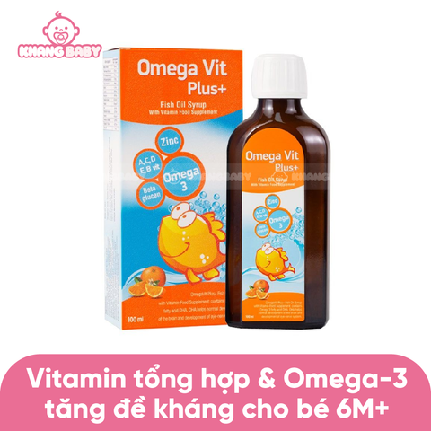 Siro vitamin Omega Vit Plus 6M+