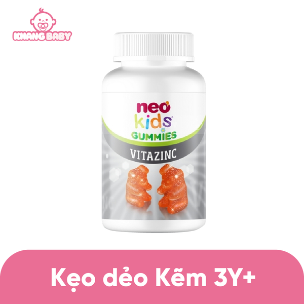 Kẹo dẻo bổ sung kẽm Neo Kids Gummies VitaZinc