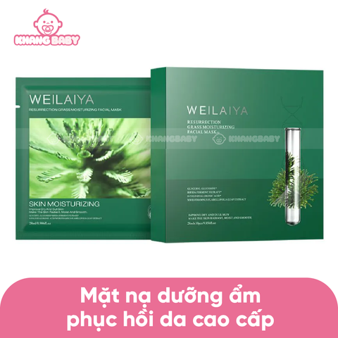 Mặt nạ dưỡng ẩm phục hồi cỏ phục sinh Weilaiya