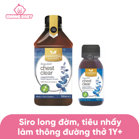 Siro tiêu đờm Chest Clear Harker 1Y+