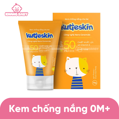 Kem chống nắng Kutieskin cho bé