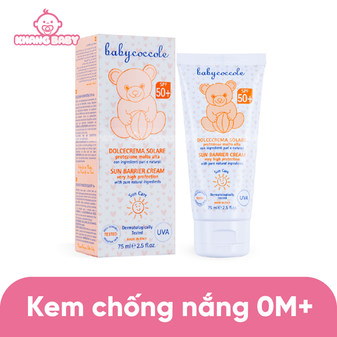 Kem chống nắng Babycoccole 0M+