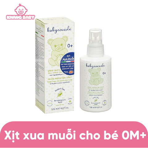 Xịt chống muỗi Babycoccole 125ml 0M+