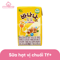 Sữa hạt Growkids vàng vị chuối