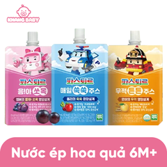 Nước hoa quả hữu cơ Lotte 6M+