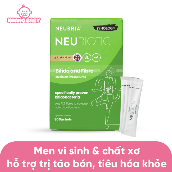 Men vi sinh giảm táo bón Neubria NeuBiotic 1Y+