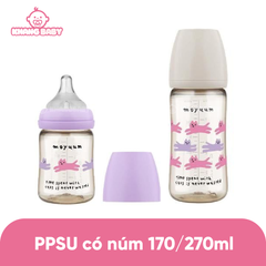 Bình sữa Moyuum họa tiết mèo