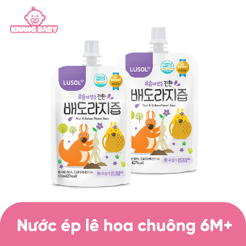 Nước ép lê hoa chuông đen LUSOL 6M+
