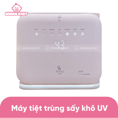 Máy tiệt trùng sấy khô bình sữa tia UVC-ION Moazbebe MB089