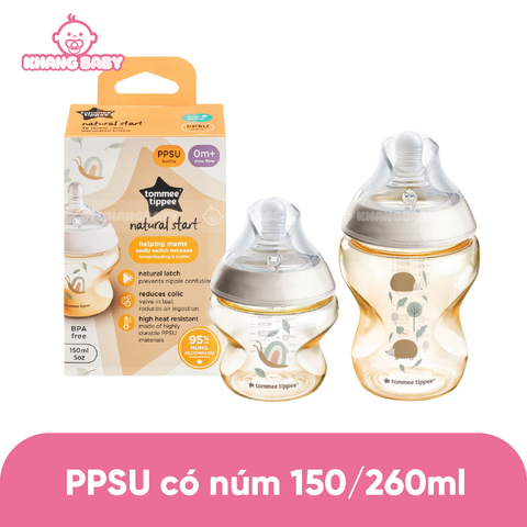 Bình sữa PPSU Tommee Tippee họa tiết