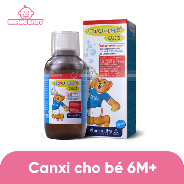 Siro Canxi Fitobimbi Calcio 200ml 6M+
