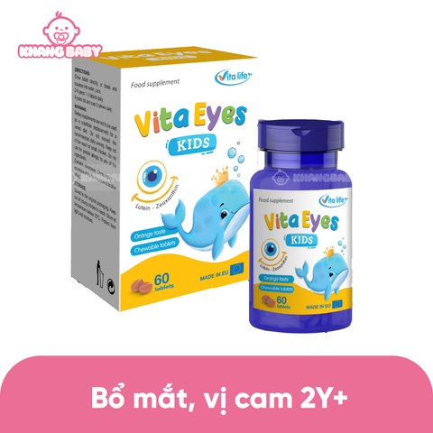 Viên nhai bổ mắt Vita Eyes Kids 2Y+