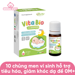 Men Vita Bio Probiotics 10 chủng 10ml