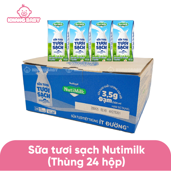 Sữa tươi sạch Nutimilk