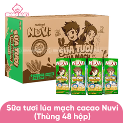 Sữa tươi lúa mạch cacao NUVI
