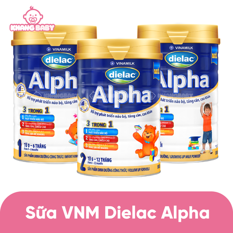 Sữa bột Vinamilk Dielac Alpha