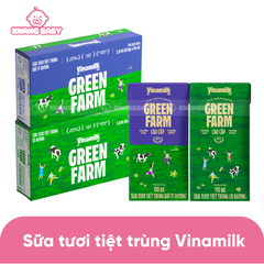 Sữa tươi tiệt trùng Vinamilk Green Farm 110ml