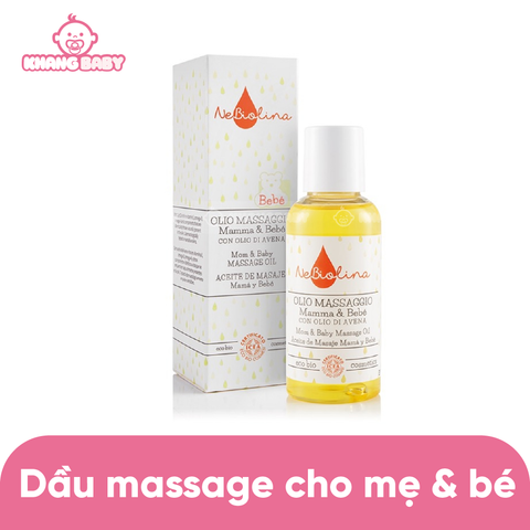 Dầu massage Nebiolina cho mẹ và bé