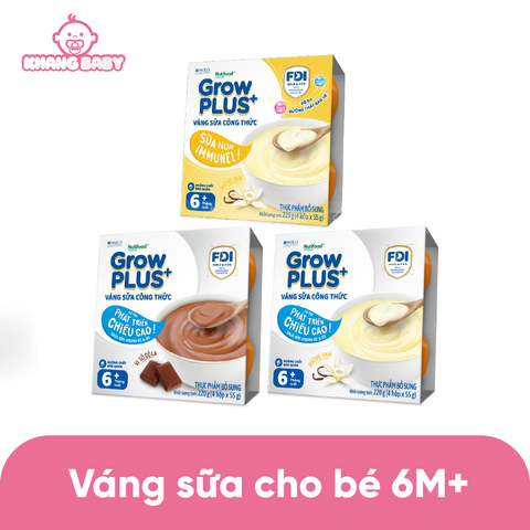 Váng sữa Nutifood GrowPLUS 6M+