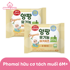 Phô mai hữu cơ tách muối Hàn 6-18m