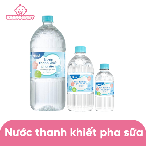 Nước thanh khiết pha sữa Aoi