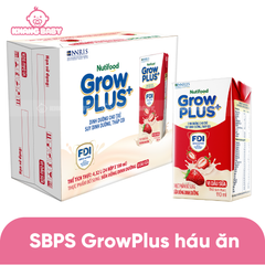 Sữa GrowPLUS+ Dinh dưỡng cho bé thấp còi VỊ DÂU SỮA
