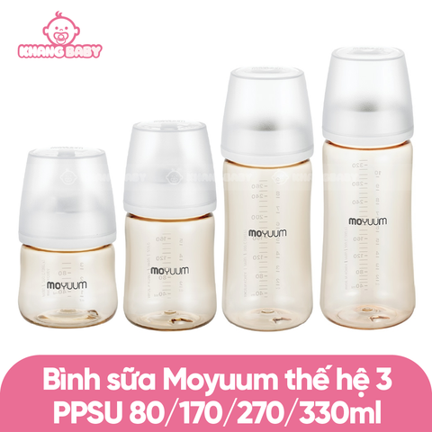 Bình sữa Moyuum PPSU thế hệ 3