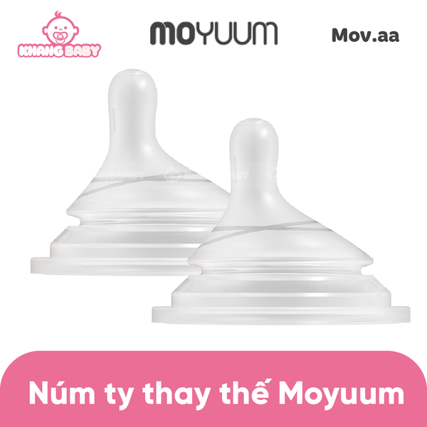 Núm bình sữa Moyuum Movaa Natural Fit