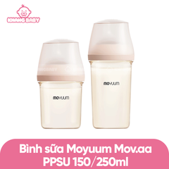 Bình sữa Moyuum PPSU Movaa trơn
