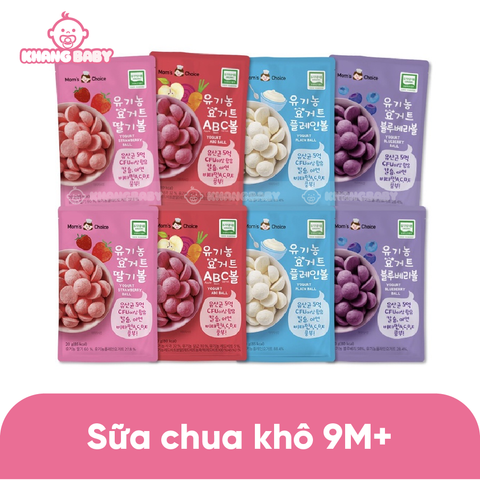 Sữa chua khô hữu cơ Mom's Choice 8M+