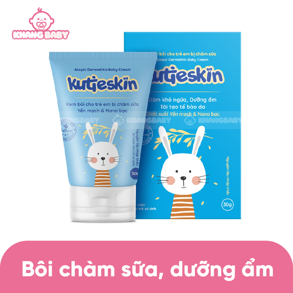 Kem bôi Kutieskin trị chàm sữa, dưỡng ẩm cho bé