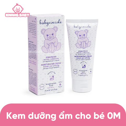 Kem dưỡng ẩm chiết xuất hạnh nhân Babycoccole 0M+