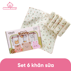 Sét 6 khăn Bunny