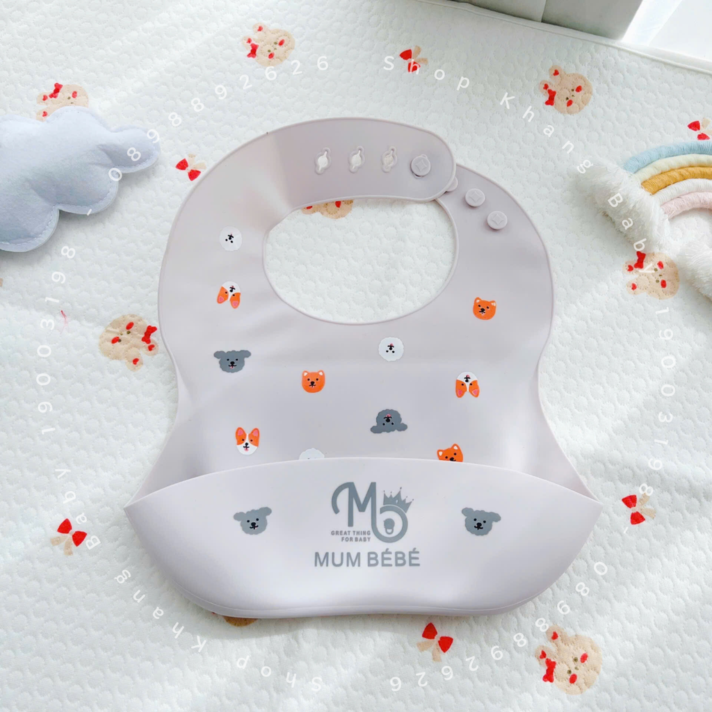 Yếm silicone Mumbebe