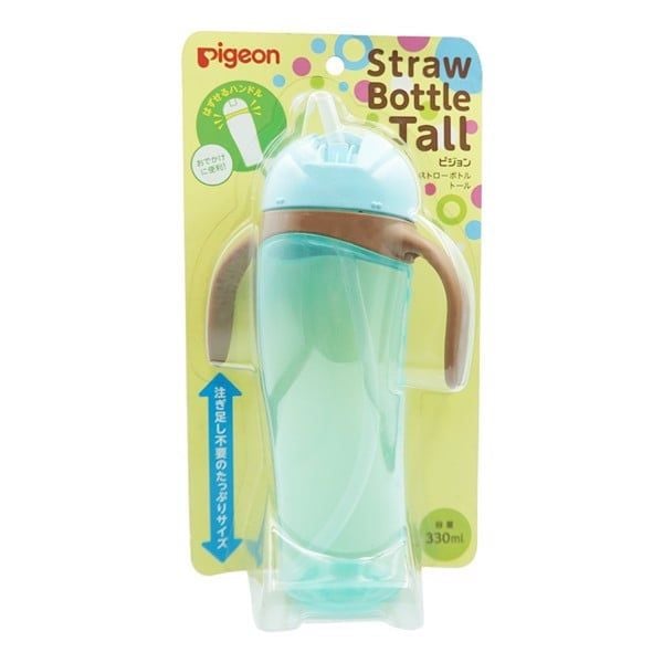 Bình ống hút Pigeon có tay cầm 330ml