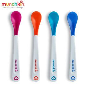 Thìa ăn dặm báo nóng Munchkin