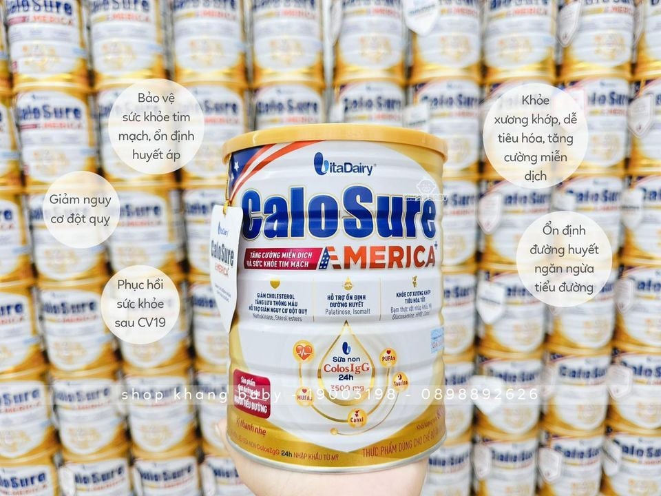 Sữa Calosure America 800g