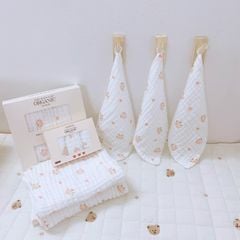 Khăn sữa Muslin 6 lớp Organic Monona (Set 3)