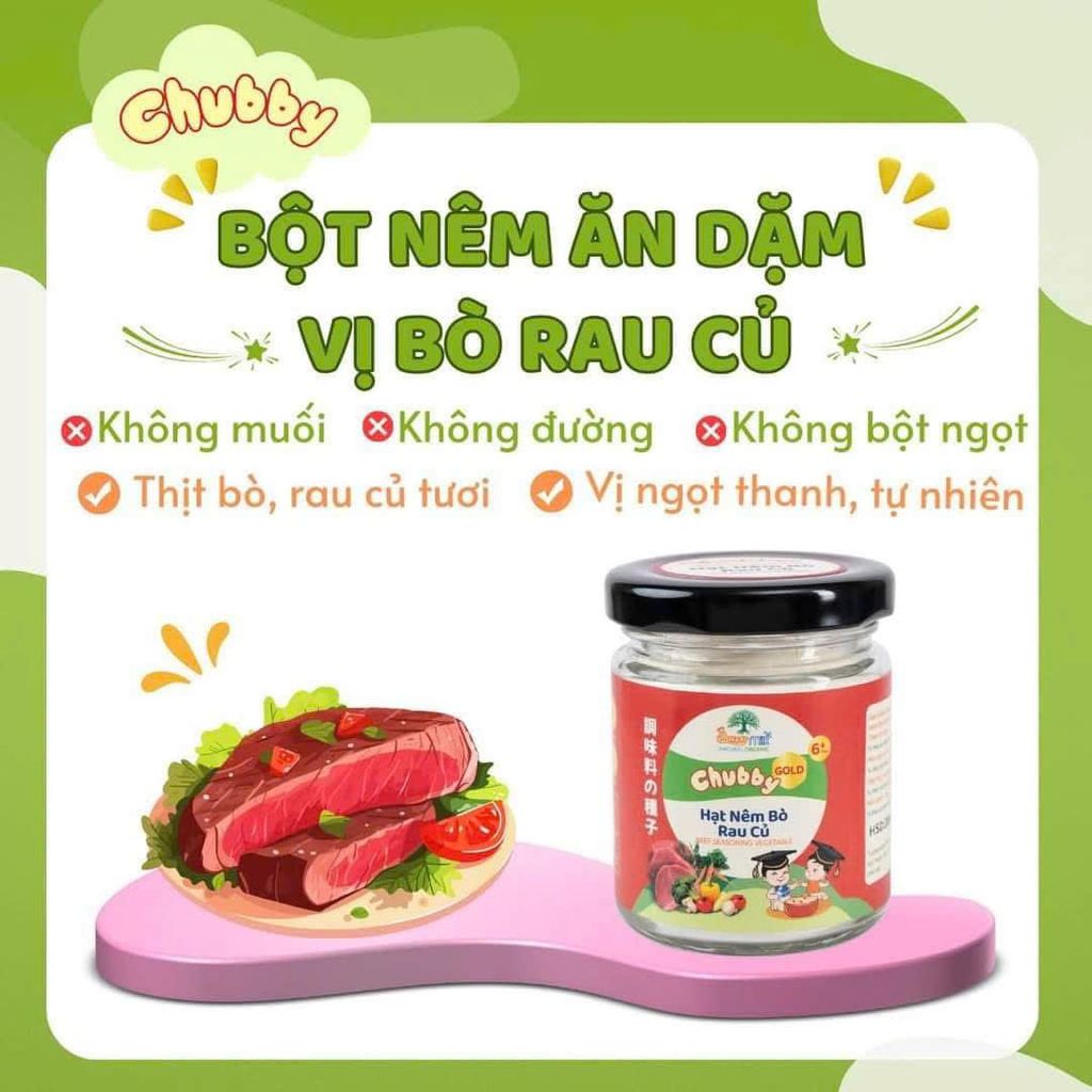 Hạt nêm ăn dặm Chubby
