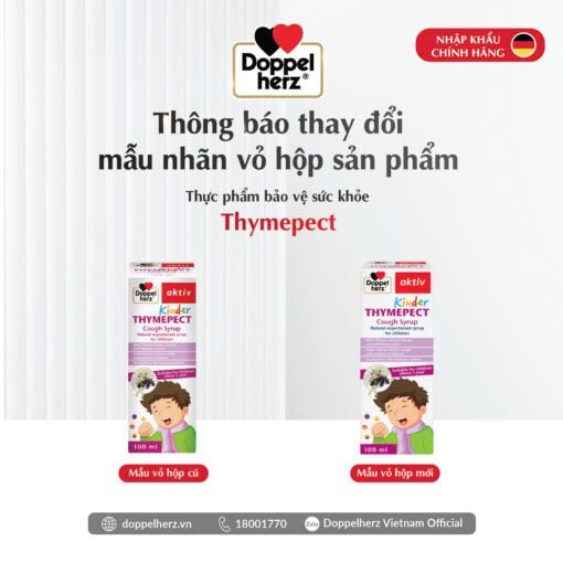 Siro ho Doppelherz Kinder Thymepect Cough Syrup 1Y+