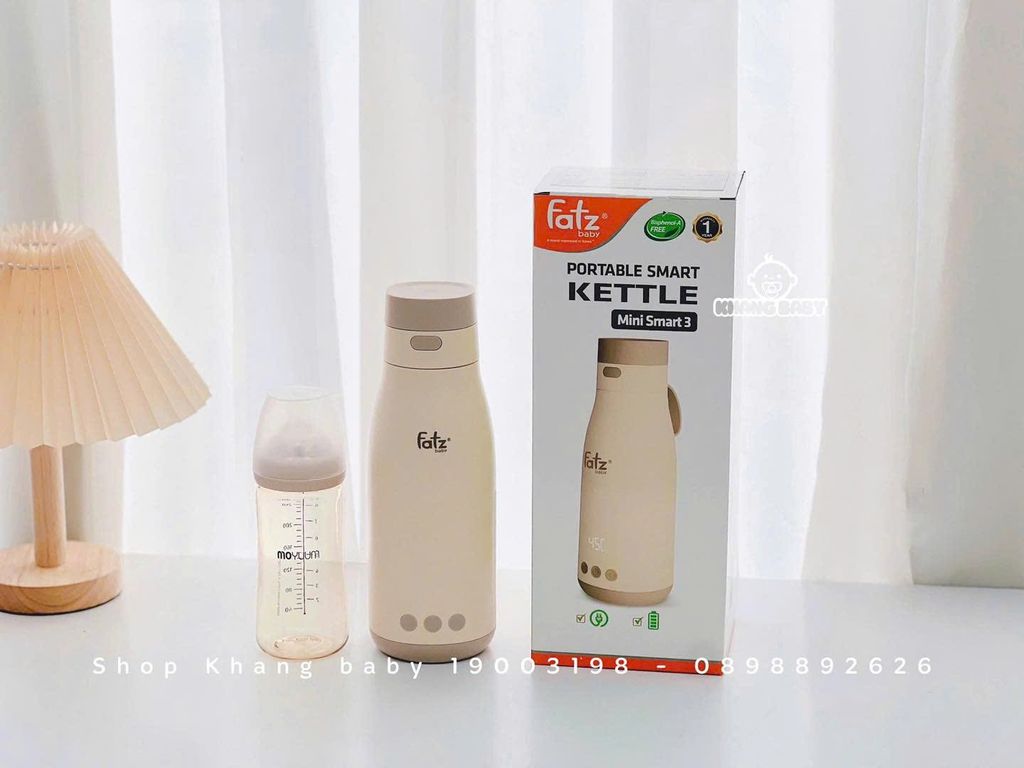 Bình đun Và Hâm Nước Pha Sữa Di Dộng Fatz Baby – Mini Smart 3
