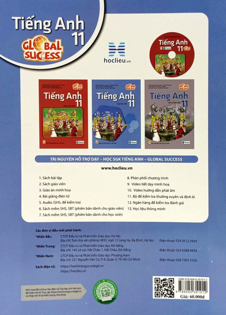 Tiếng Anh Lớp 11 - Sách Bài Tập - Global Success