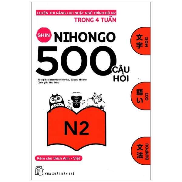 500 Câu Hỏi Luyện Thi Năng Lực Nhật Ngữ Trình Độ N2