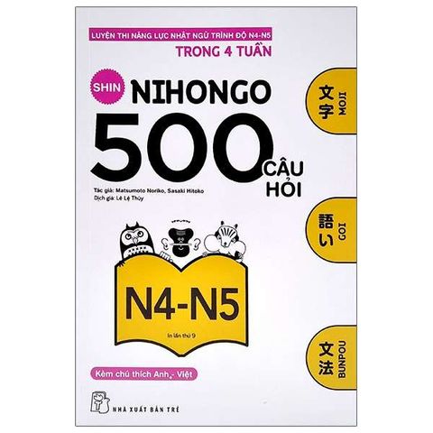 500 Câu Hỏi Luyện Thi Năng Lực Nhật Ngữ - Trình Độ N4-N5