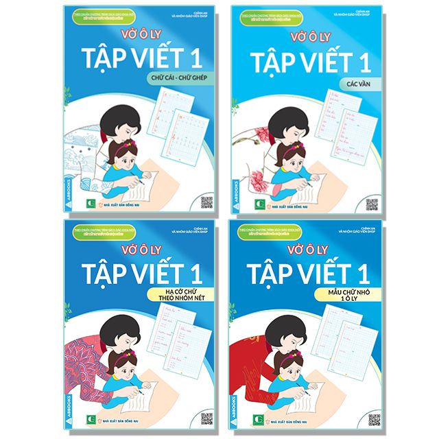 Vở Ô Ly - Tập Viết 1:  Các Vần - Theo Chuẩn Chương Trình SGK Mới - Kết Nối Tri Thức Với Cuộc Sống