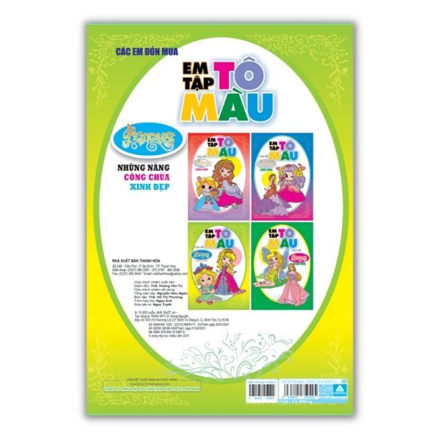 Em Tập Tô Màu - Công Chúa Diễm Lệ