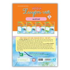 Vở Ô Ly - Luyện Viết 1: Hạ Cỡ Chữ - Theo Chuẩn Chương Trình SGK Mới - Bộ Sách Cánh Diều