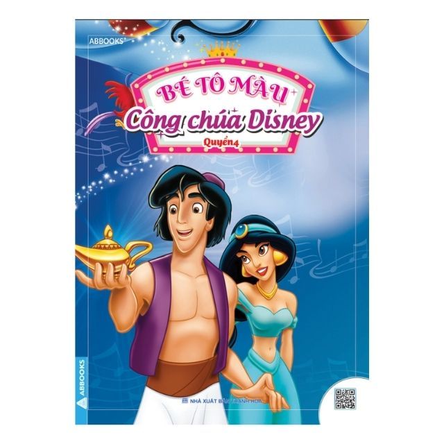 Bé Tô Màu - Công Chúa Disney 1,Công Chúa Disney 2, Công Chúa Disney 3, Công Chúa Disney 4