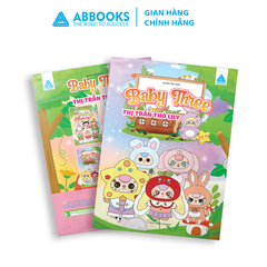 Sách - Bé tô màu ABBOOKS - Baby Three Giấc mơ cổ tích, Nữ thần đại dương, Thị trấn thỏ Lily, 12 Cung hoàng đạo
