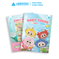 Sách - Bé tô màu ABBOOKS - Baby Three Giấc mơ cổ tích, Nữ thần đại dương, Thị trấn thỏ Lily, 12 Cung hoàng đạo